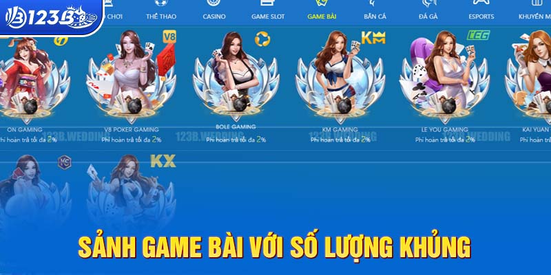 Game bài là sảnh chơi đối kháng mang nhiều thách thức cho bạn 