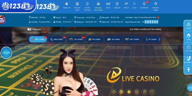 Casino live đầy lôi cuốn bạn không nên bỏ qua