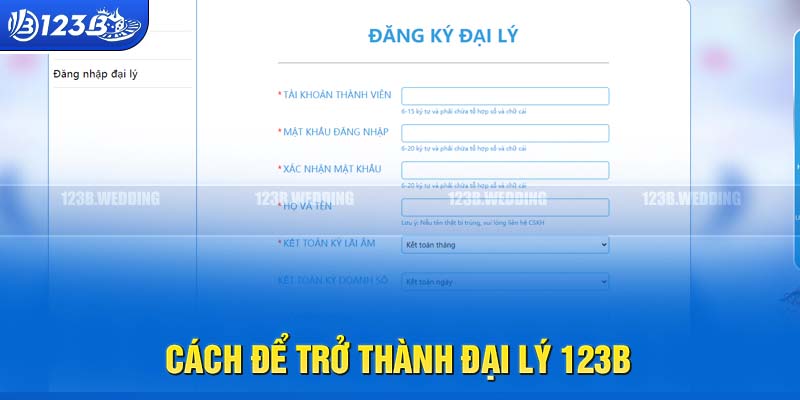 Chi tiết cách đăng ký hợp tác cùng 123B