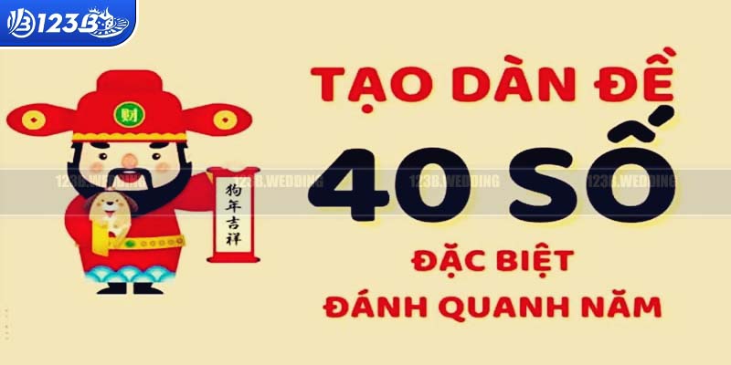 Dàn đề 40 số mang đến cho hội viên nhà cái cơ hội nhận thưởng hấp dẫn