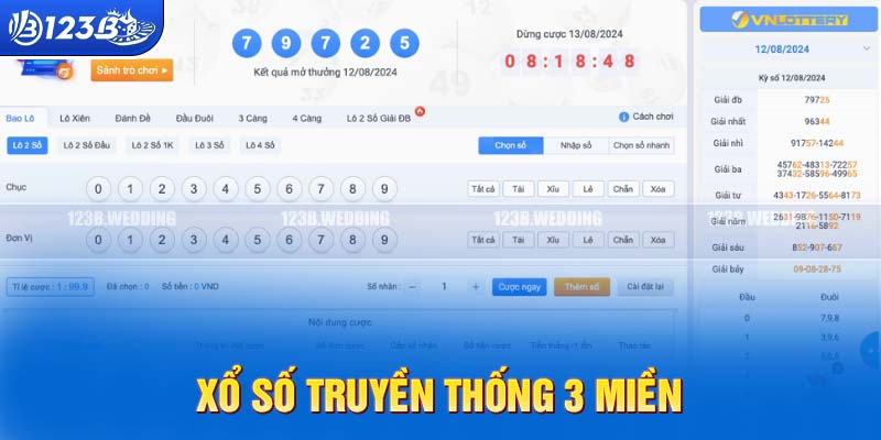 XS truyền thống 3 miền 